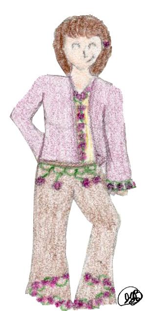 Flower Power, handdrawn by Priire!  :)