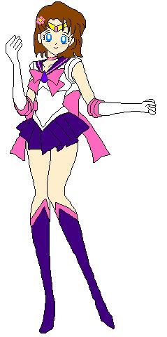 Sailor Myrkr wearing Nom's sparkly purple boots (by Manda)