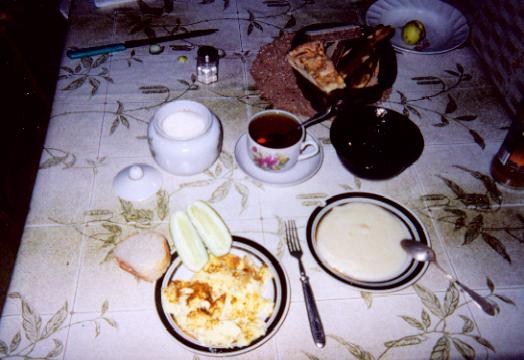 a typical breakfast